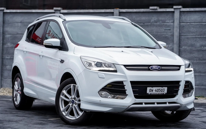 Ford Kuga cena 51900 przebieg: 247500, rok produkcji 2014 z Ozimek małe 781